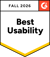 Best Usabilityのバッジ