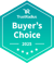 TrustRadiusの2024年Buyers Choiceのバッジ