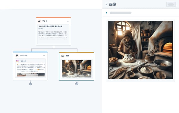 HubSpot コンテンツリミックス画像生成イメージ