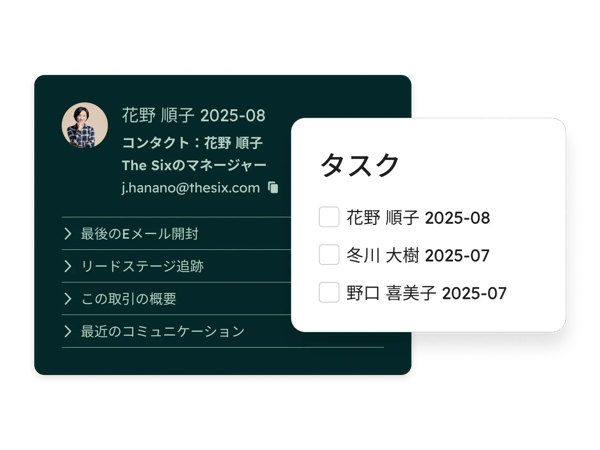 Sales Hubのリード管理ツールのAIミーティングアシスタント