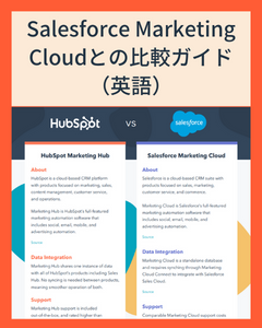 Salesforce Marketing Cloudとの比較ガイド