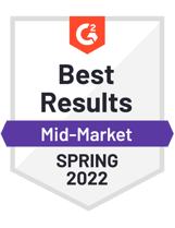 G2でウェブ開発プラットフォームのMid-Market Best Resultsの評価を獲得しました