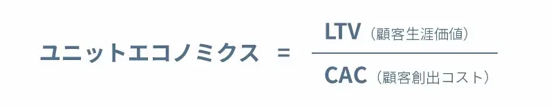LTVCACはSaaS事業の健全度を測る指標
